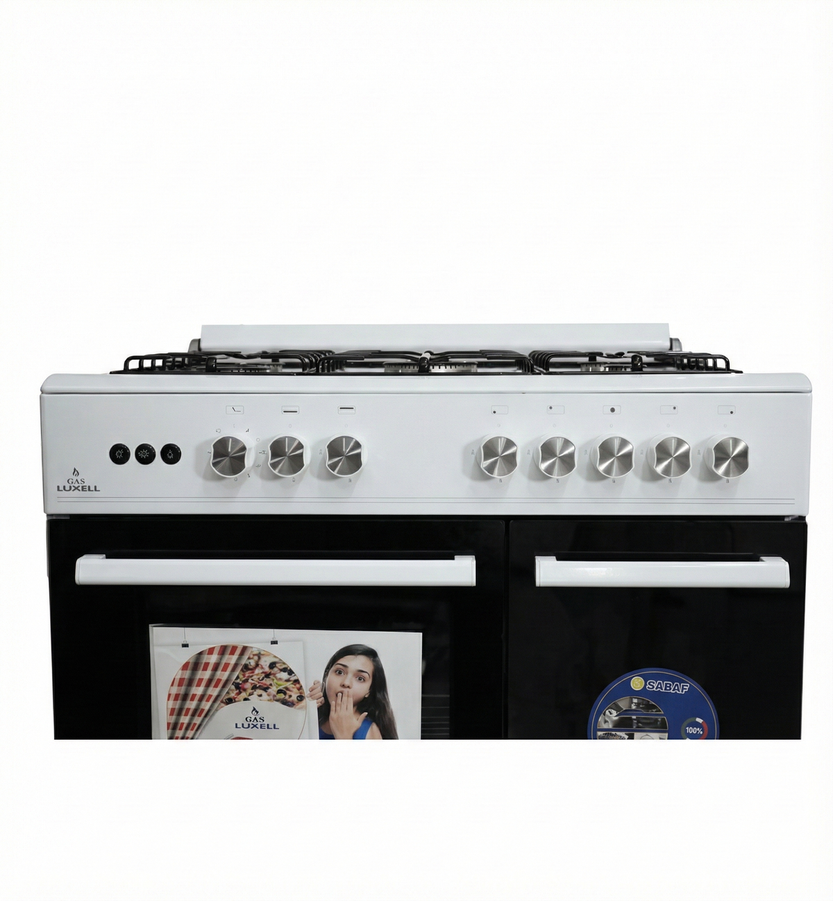Luxell 5 Burners Gas Stove 90cm غاز مع فرن