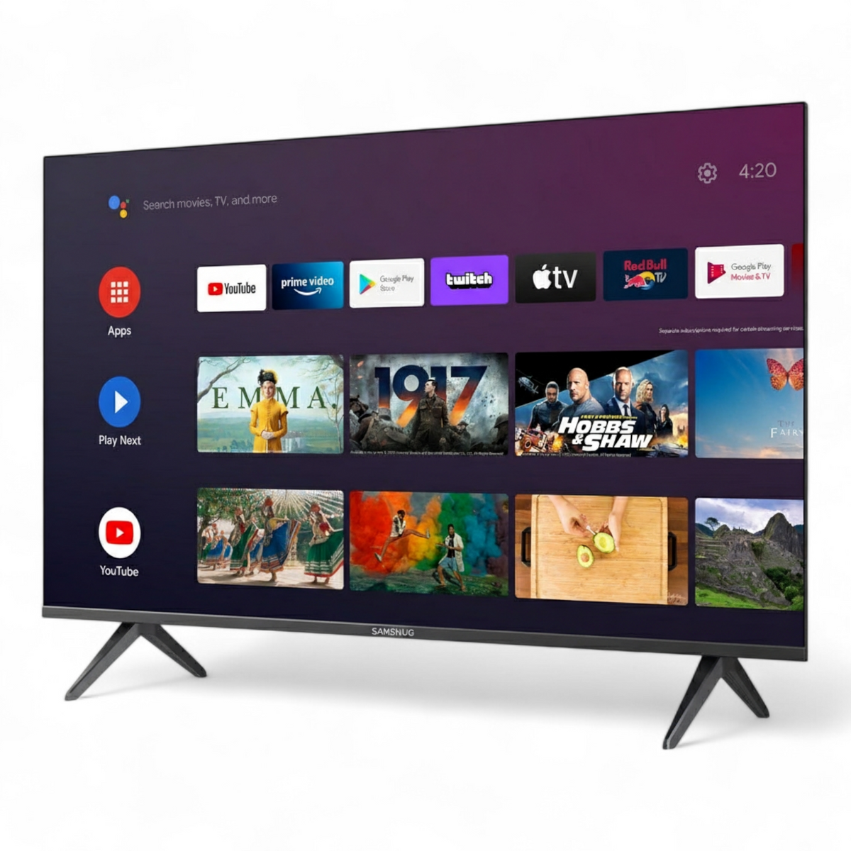 43 Inch Android 18 Smart Tv 4k Ultra HD Frameless