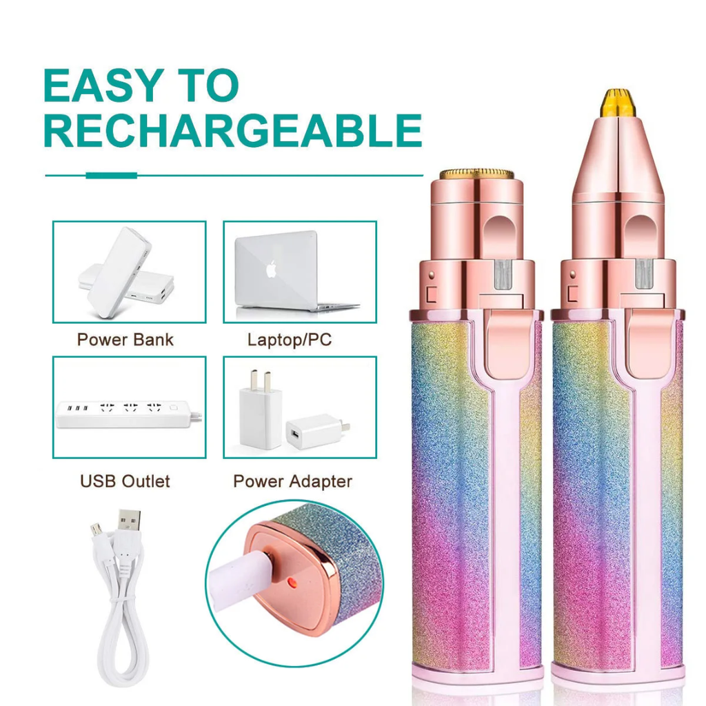 Blawless 2 In 1 Shaver & Eyebrow Trimmer