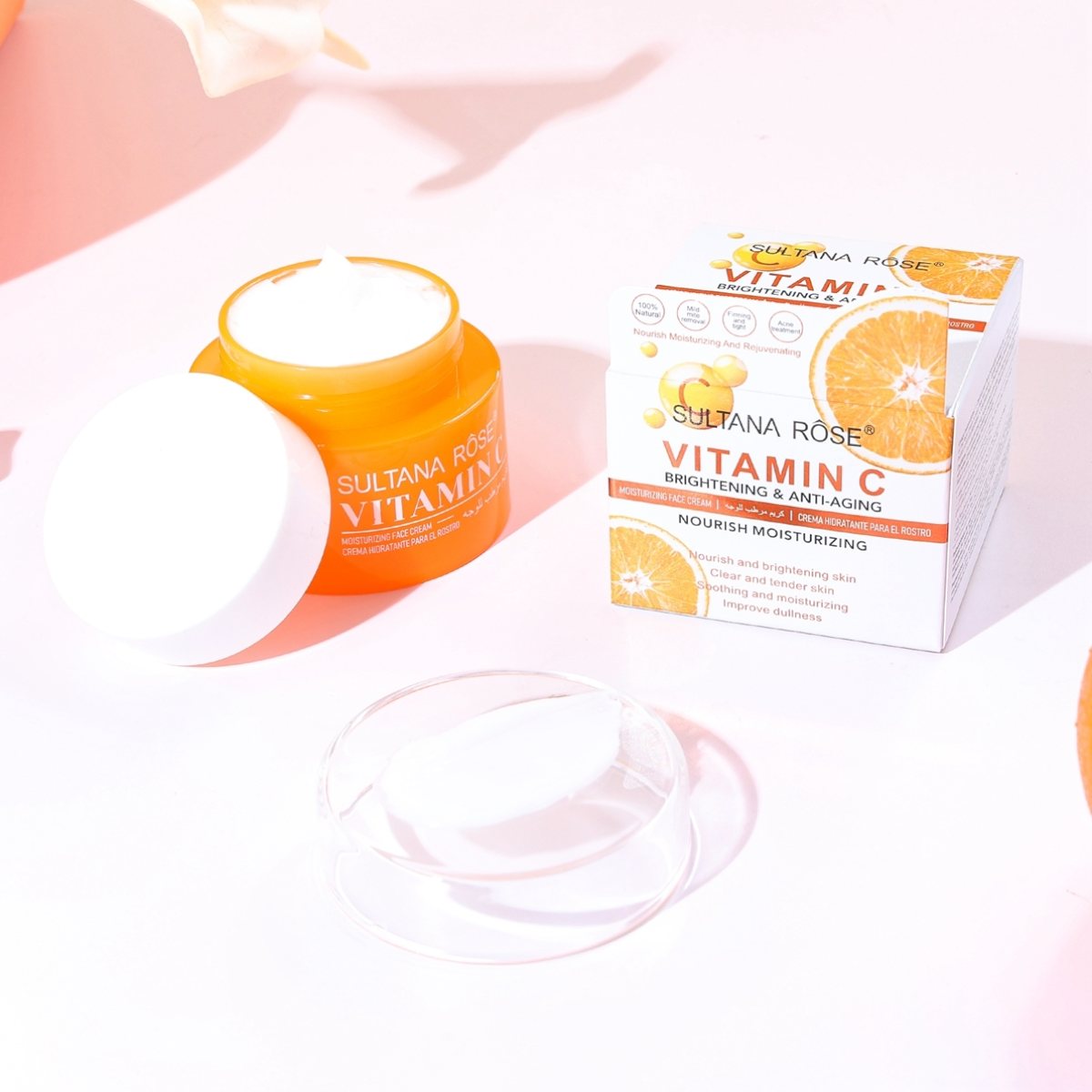 Sultana Rose Vitamin C Brightening & Anti-Aging Face Cream