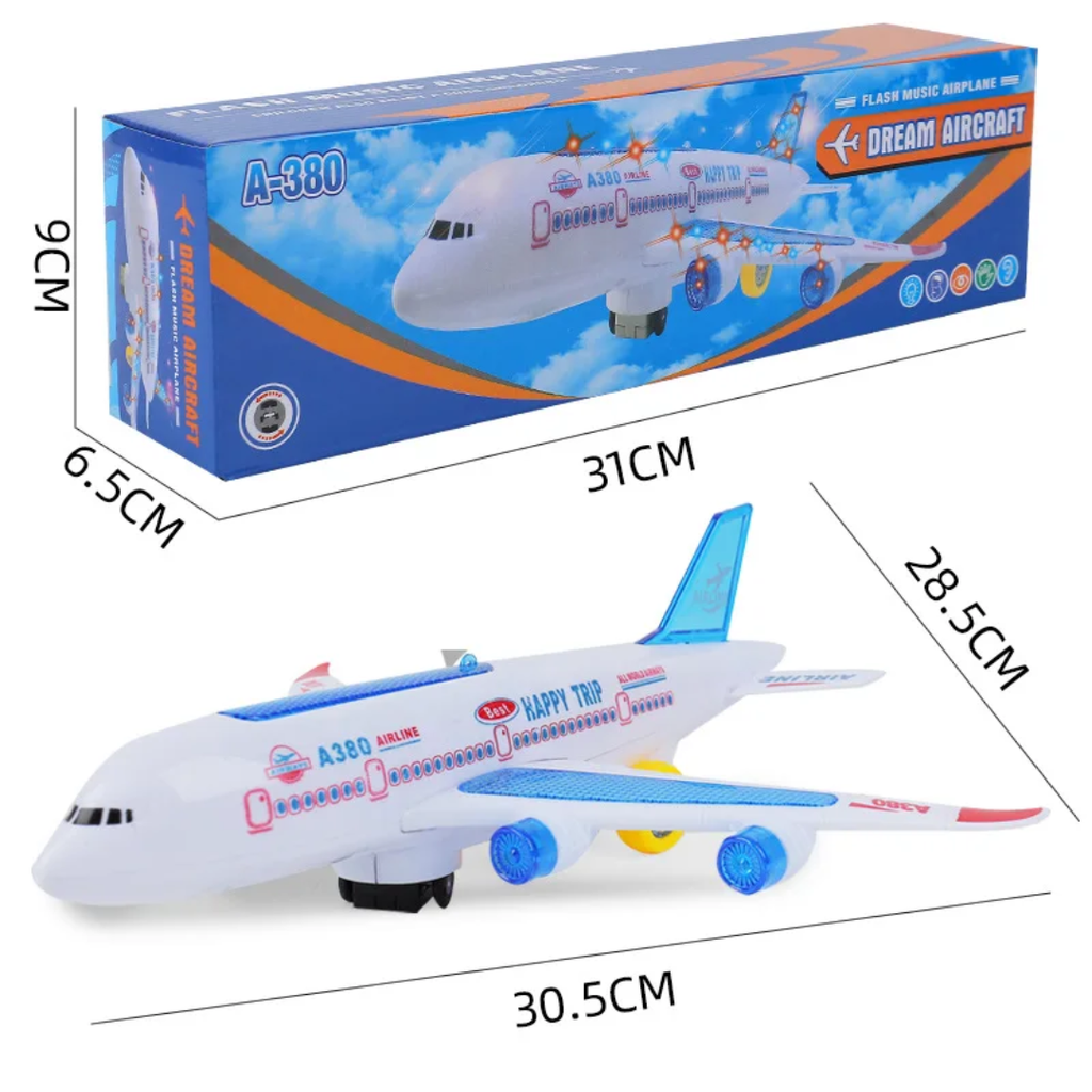Bump & Go Airplane Toy