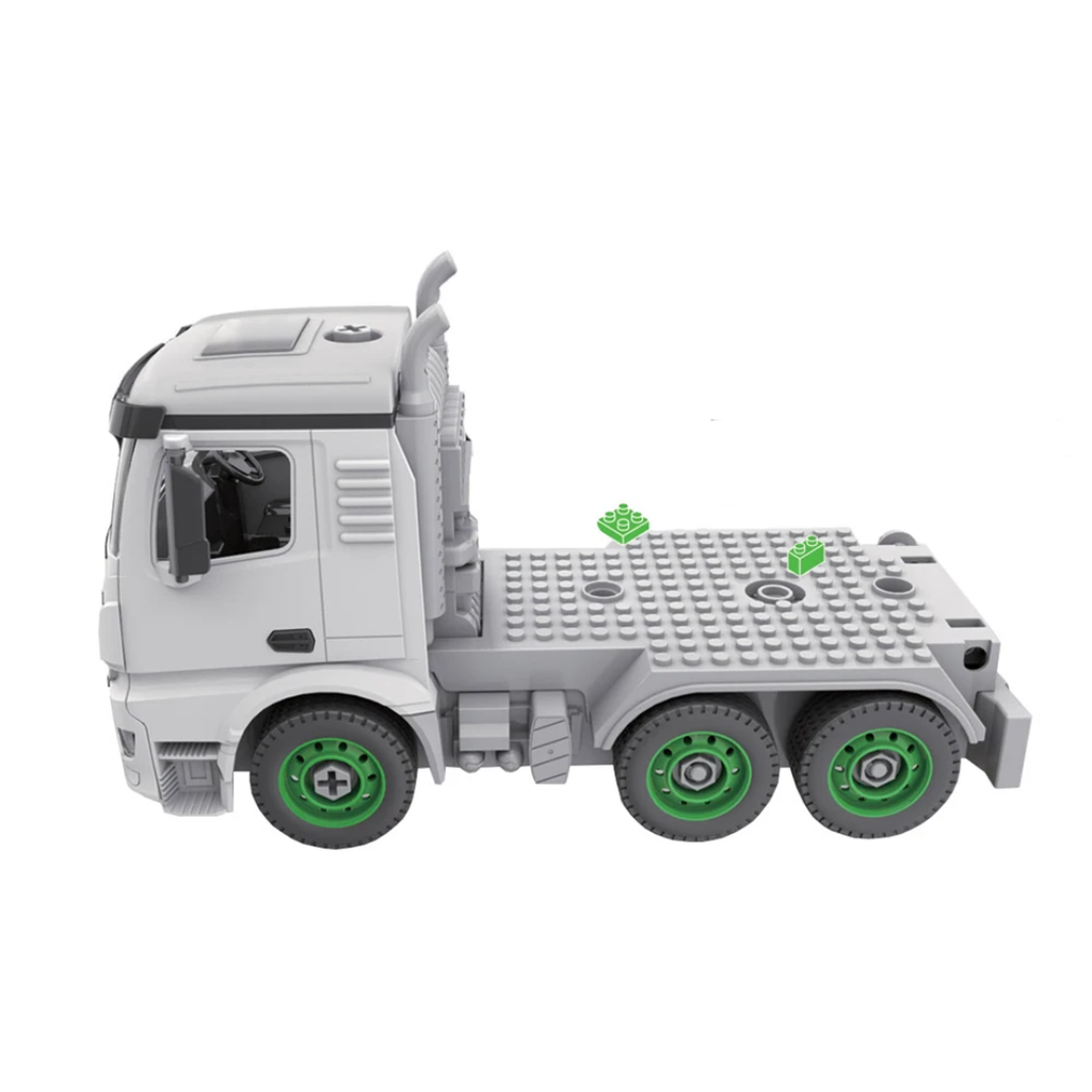 DIY Light Garbage Truck 47 Pcs