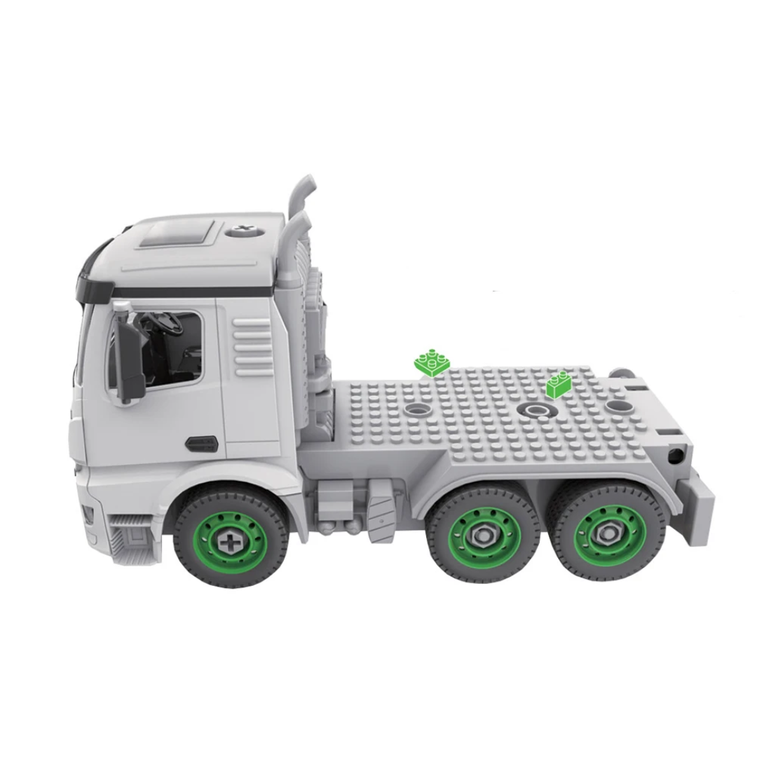 DIY Light Garbage Truck 47 Pcs