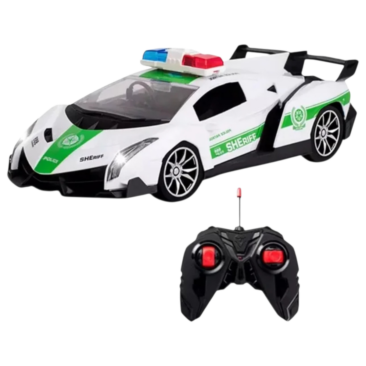 Rechargeable RC Police Model Car