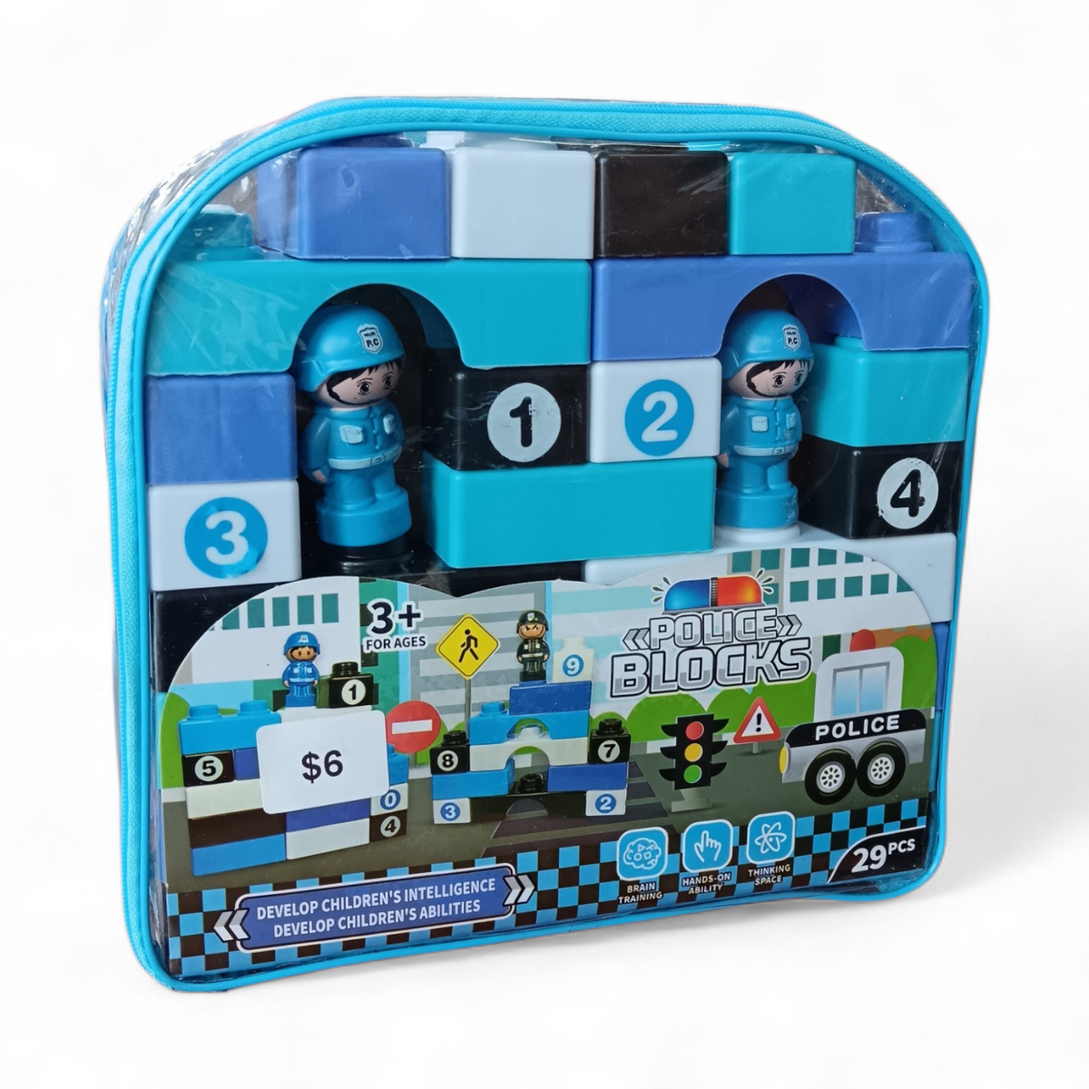 Police Building Blocks 29 Pcs مكعبات تركيب
