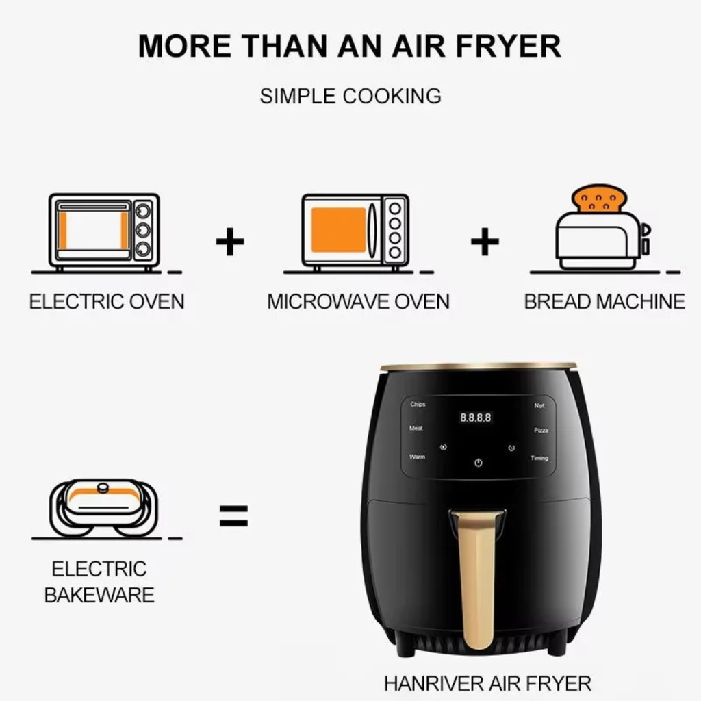 Silver Crest Air Fryer 2400W, 6Ltr قلاية هوائية