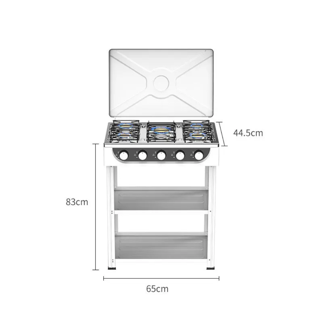 Five Burners Gas Stove