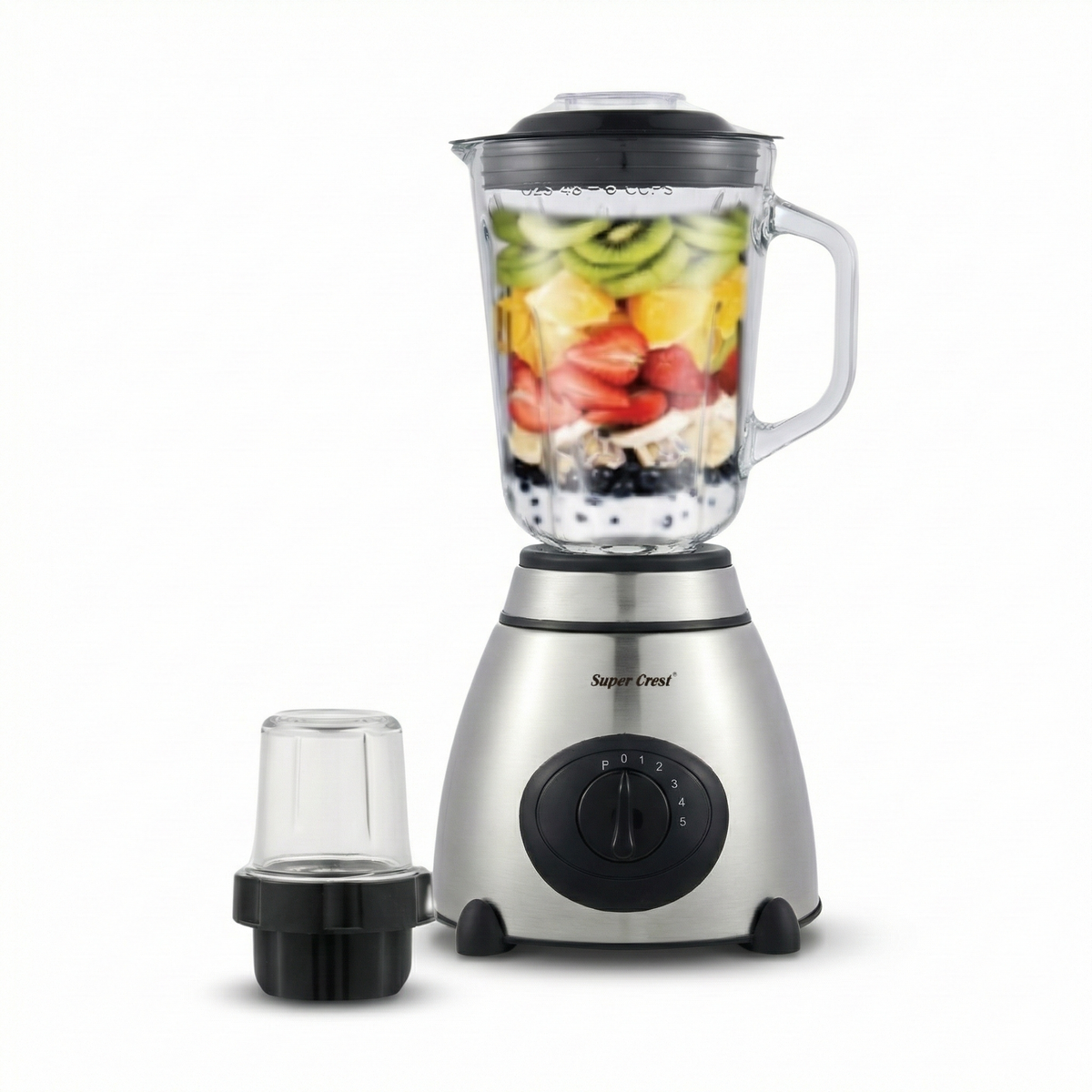 Super Crest Blender 1.5Ltr 1000W خلاط + مطحنة حبوب