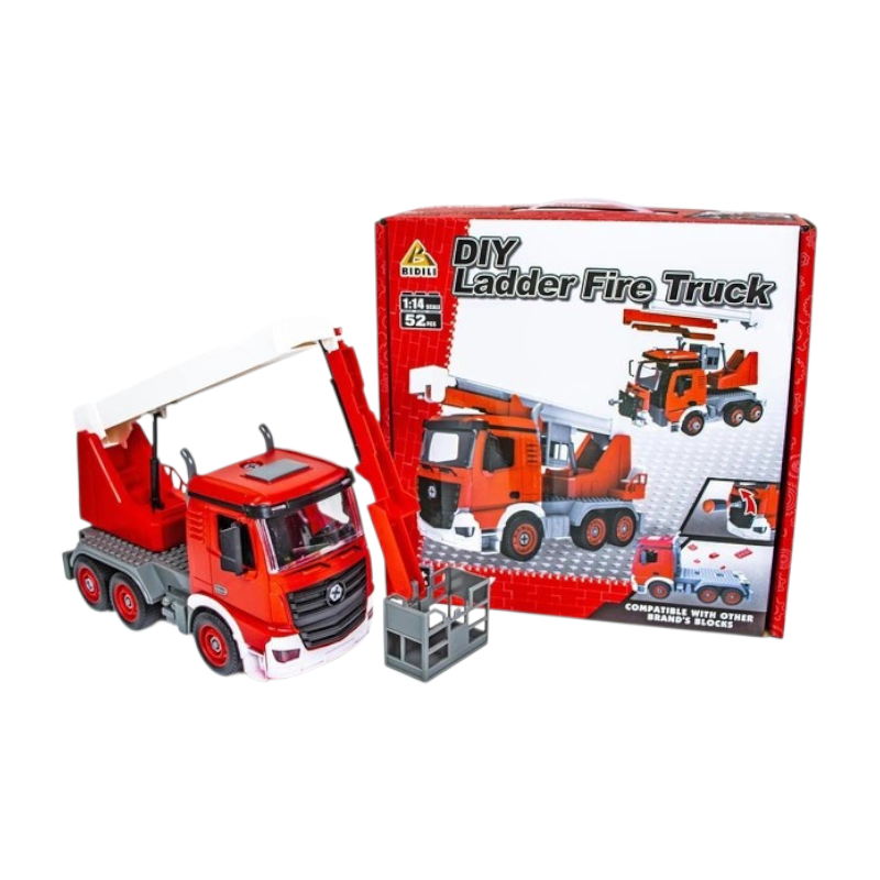 DIY Ladder Fire Truck 52 Pcs