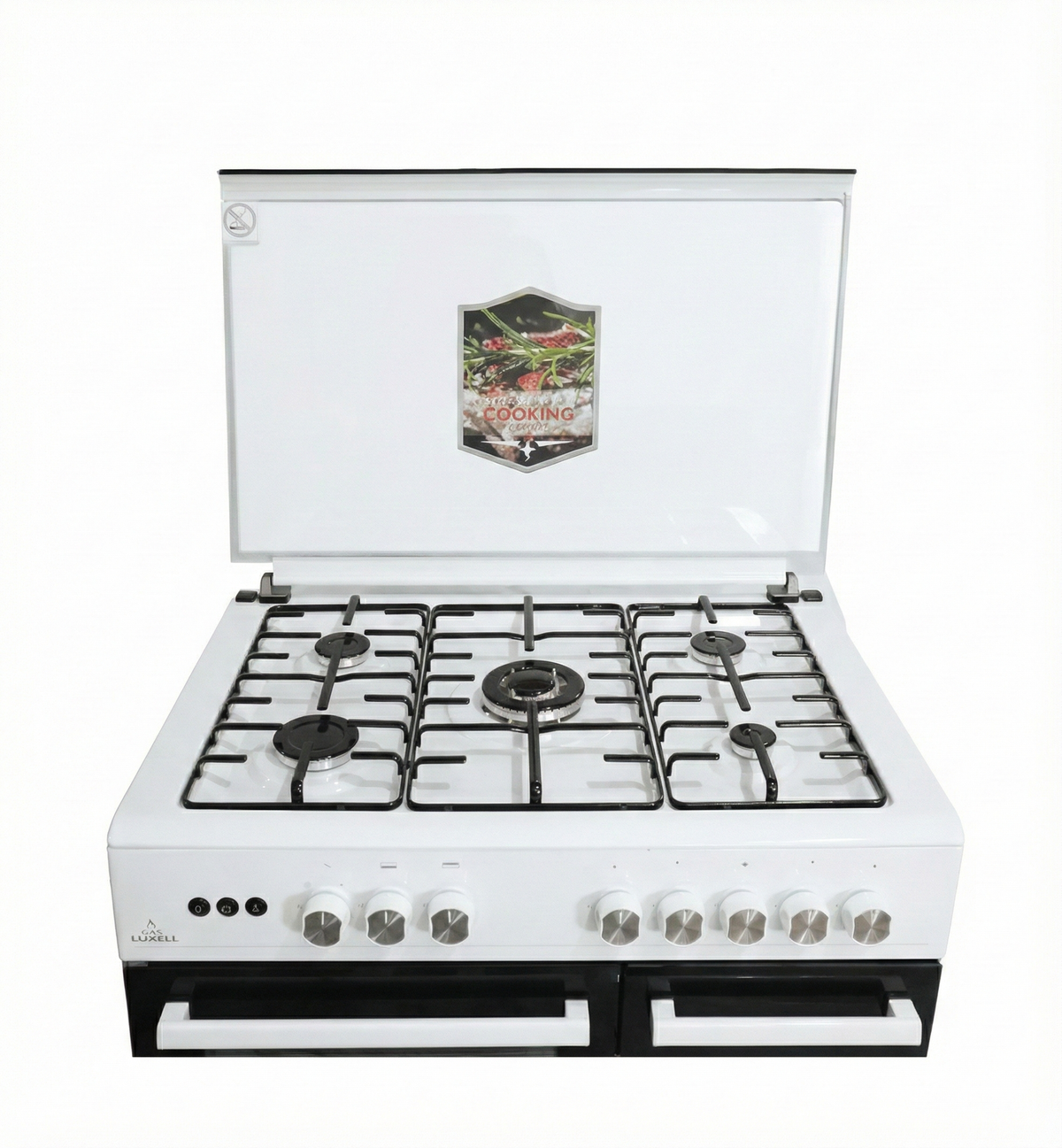 Luxell 5 Burners Gas Stove 90cm غاز مع فرن