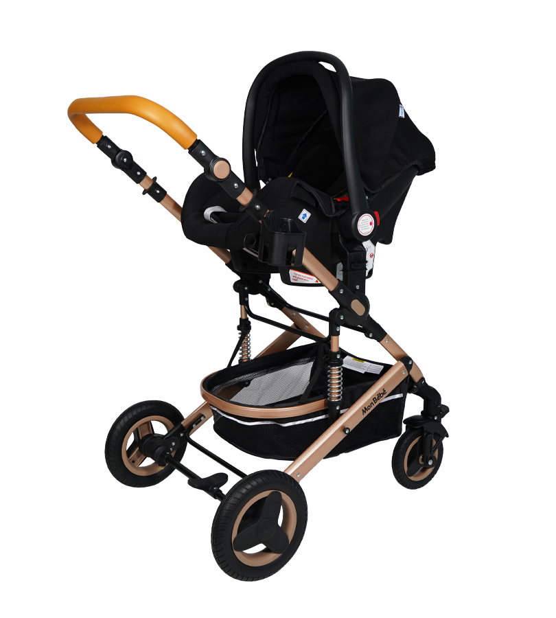 Baby Stroller Travel System Set عرباية أطفال بورت + كرسي هزاز + شنطة