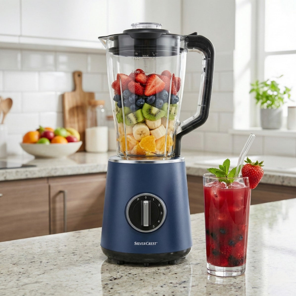 Silvet Crest Blender 1.8Ltr 600W خلاط كهربائي