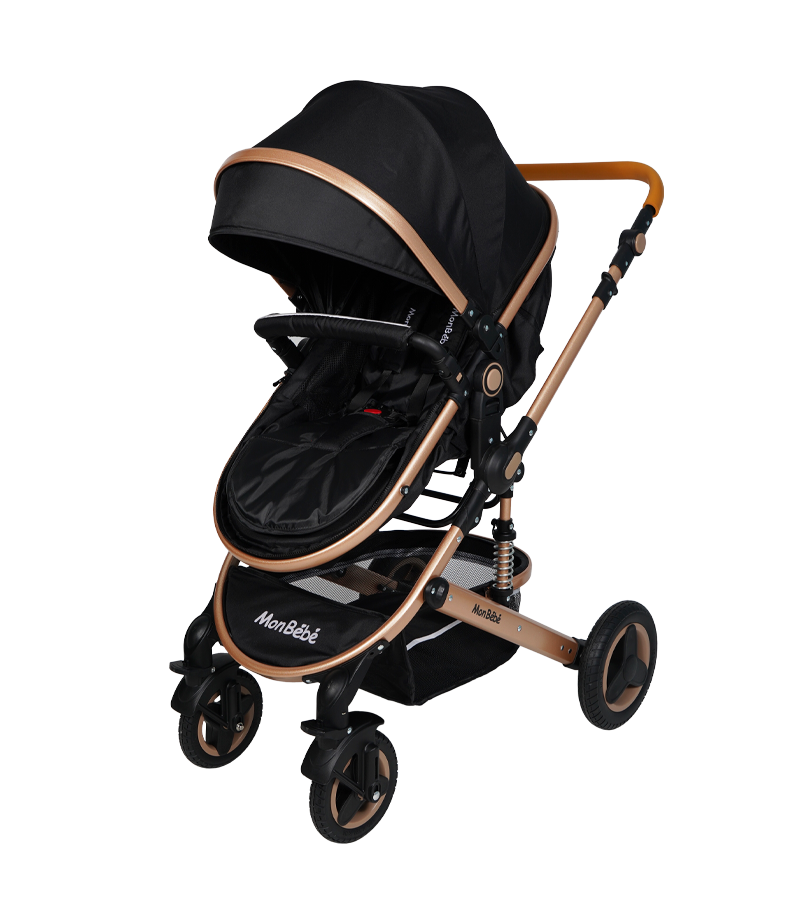 Baby Stroller Travel System Set عرباية أطفال بورت + كرسي هزاز + شنطة