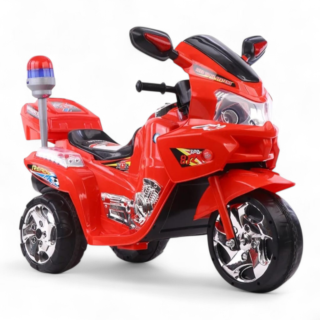 6V Double Motor Ride-On Motorcycle موتوسيكل بطارية تشريج