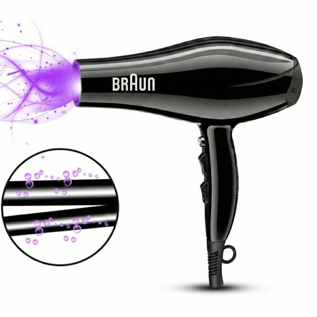 BRAUN Hair Dryer 5000W سشوار مجفف شعر