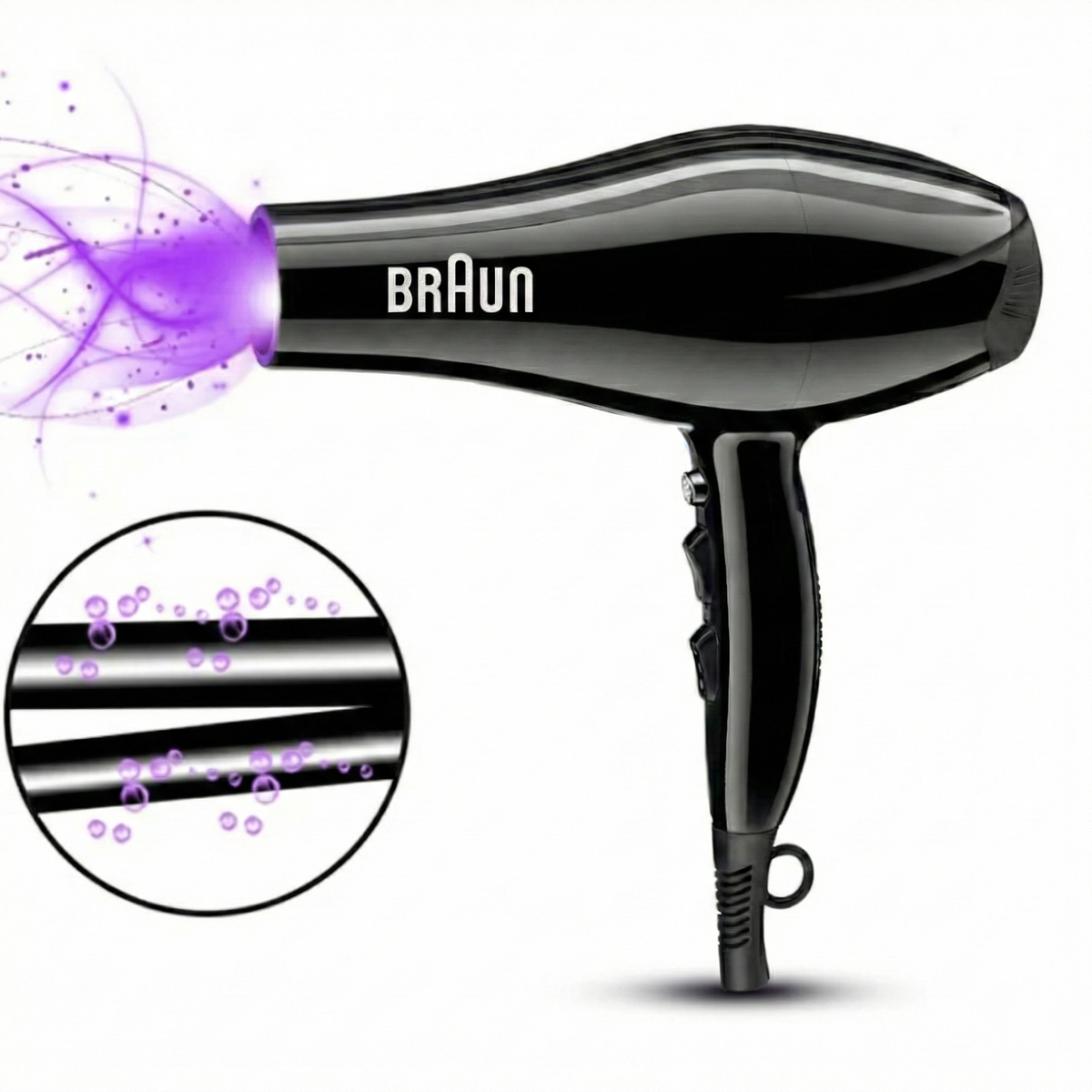 BRAUN Hair Dryer 5000W سشوار مجفف شعر