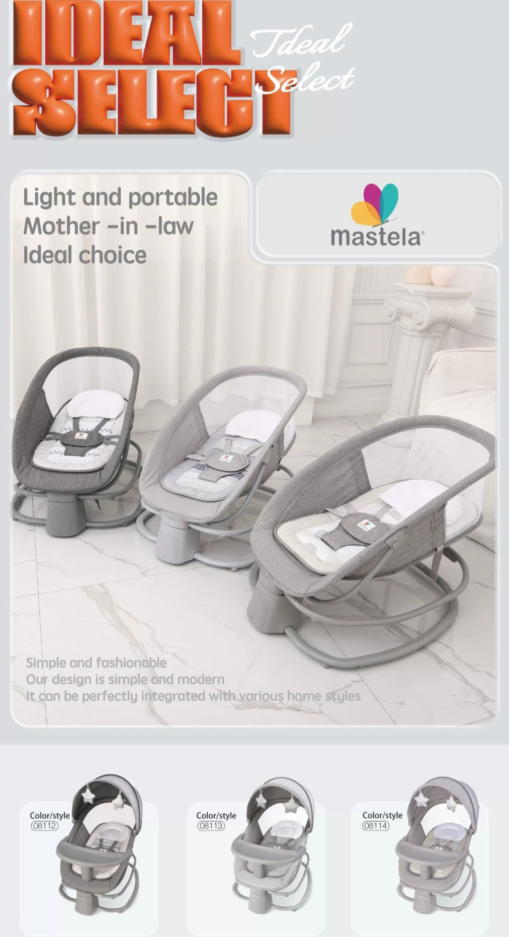 Mastela 4-in-1 Deluxe Swing