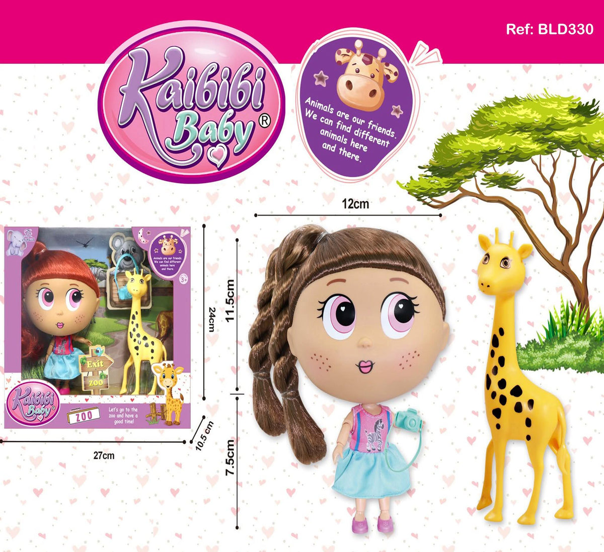 Kaibibi Zoo Doll Set