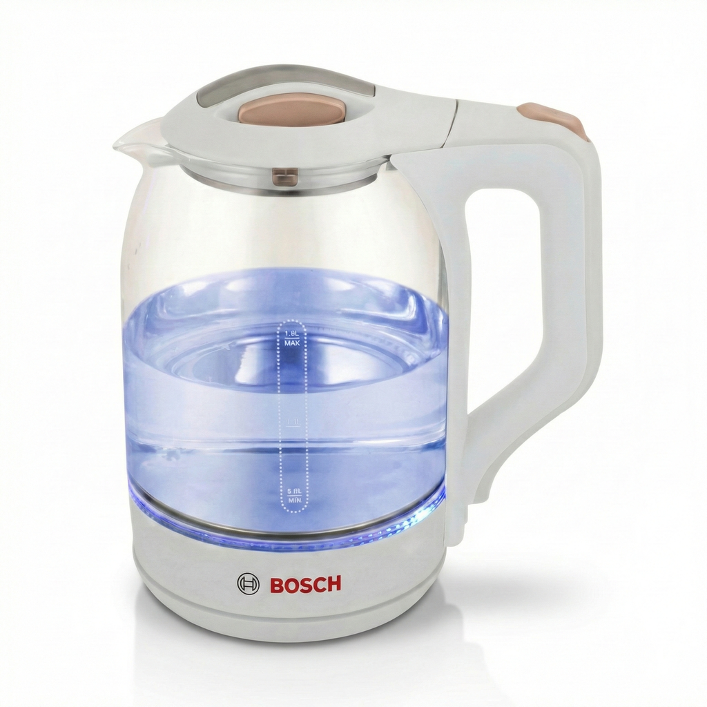 BOSCH Electric Kettle 1.8Ltr 1500W سخان ماء كهربائي