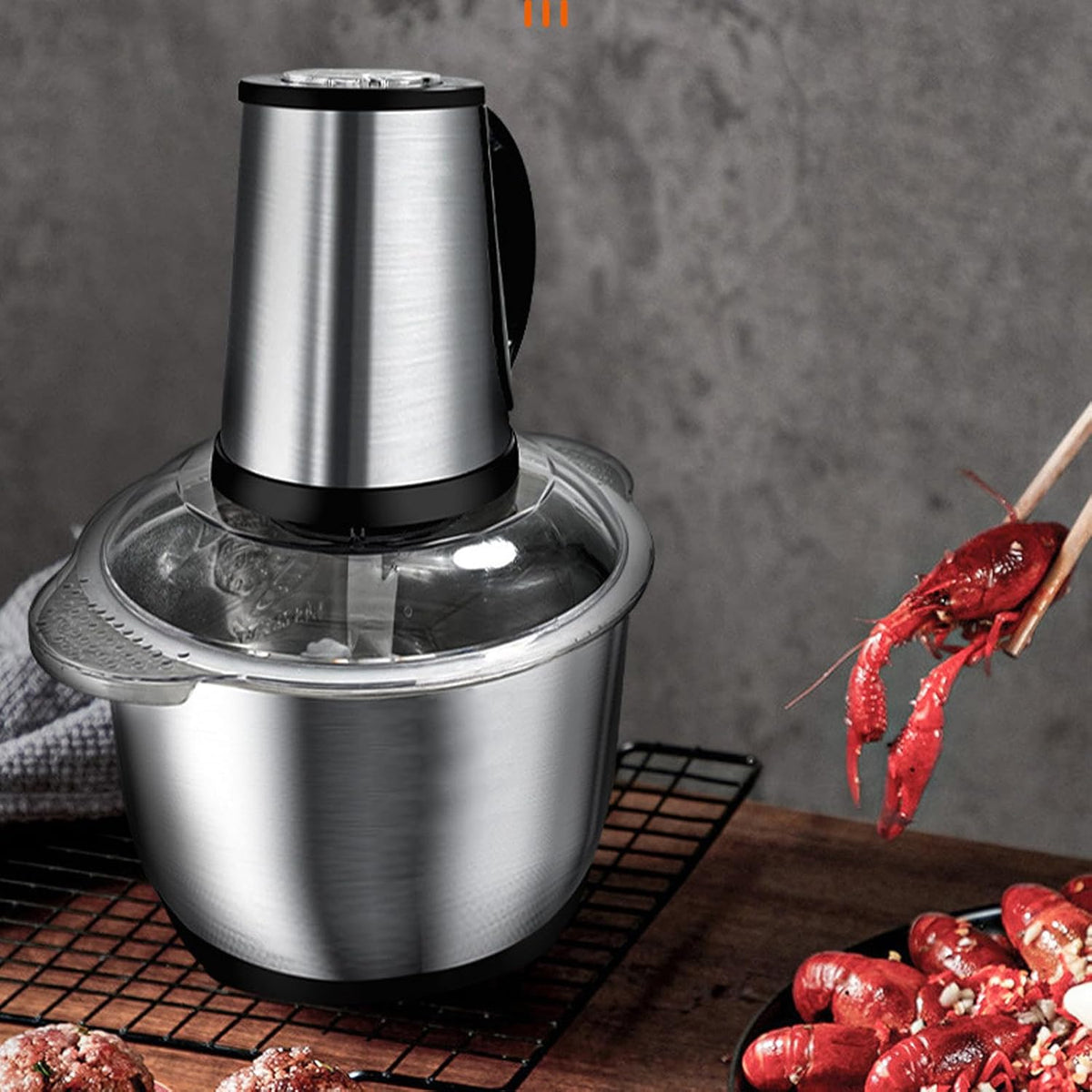 Meat Grinder / Food Processor 3Ltr 250W محضر طعام كهربائي