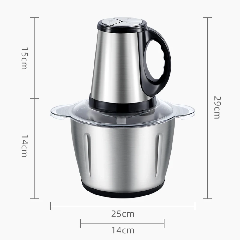 Meat Grinder / Food Processor 2Ltr 200W محضر طعام كهربائي