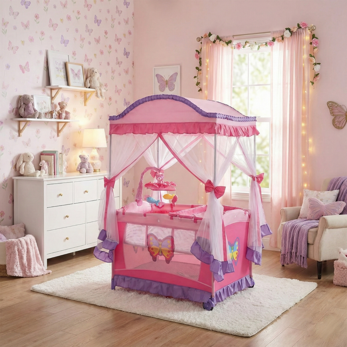 Baby Love Playpen Crib تخت بارك أطفال