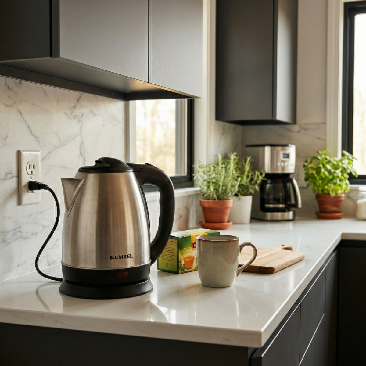 Kumtel Electric Kettle 2Ltr 1500W سخان ماء كهربائي