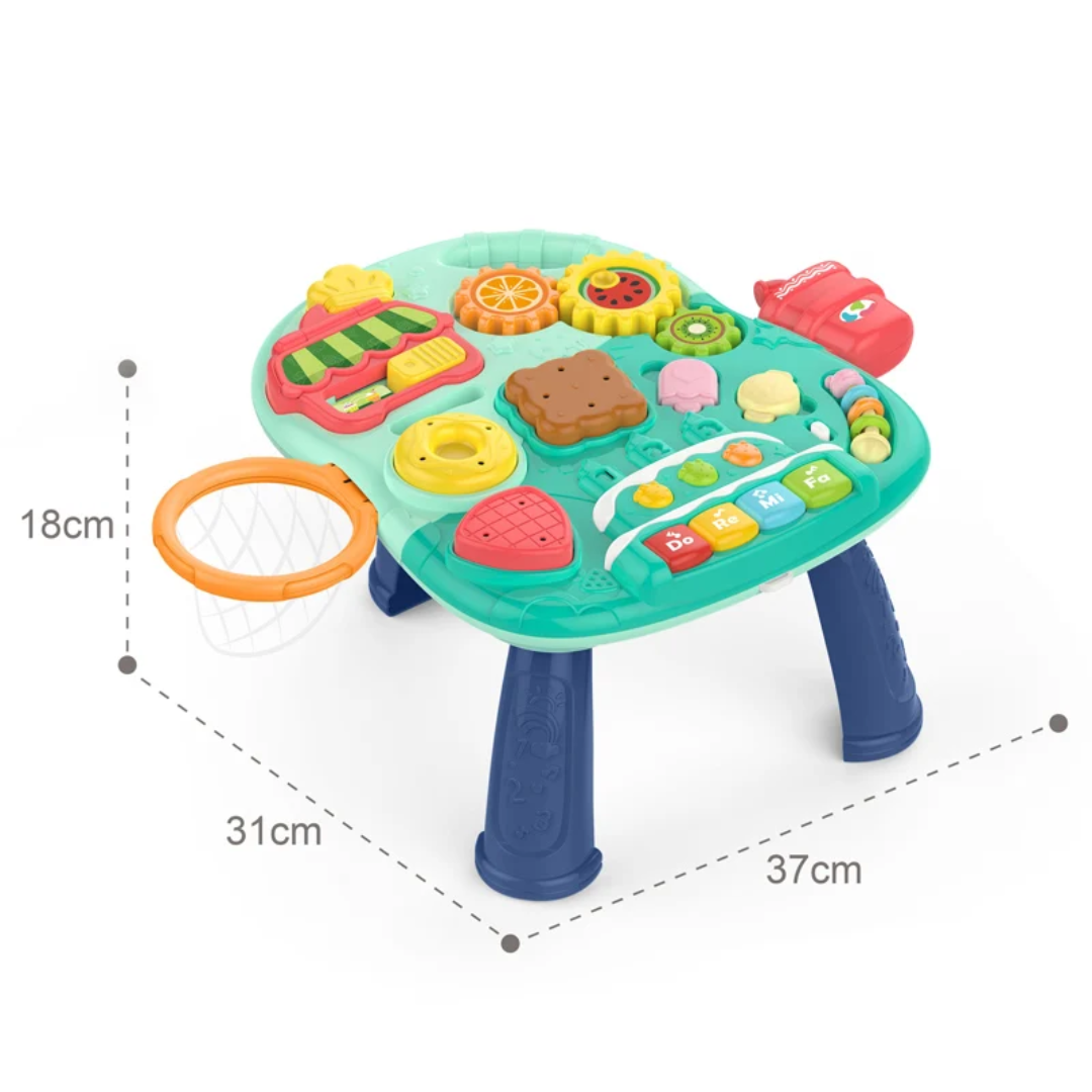 2 in 1 Musical Push Baby Walker & Activity Table