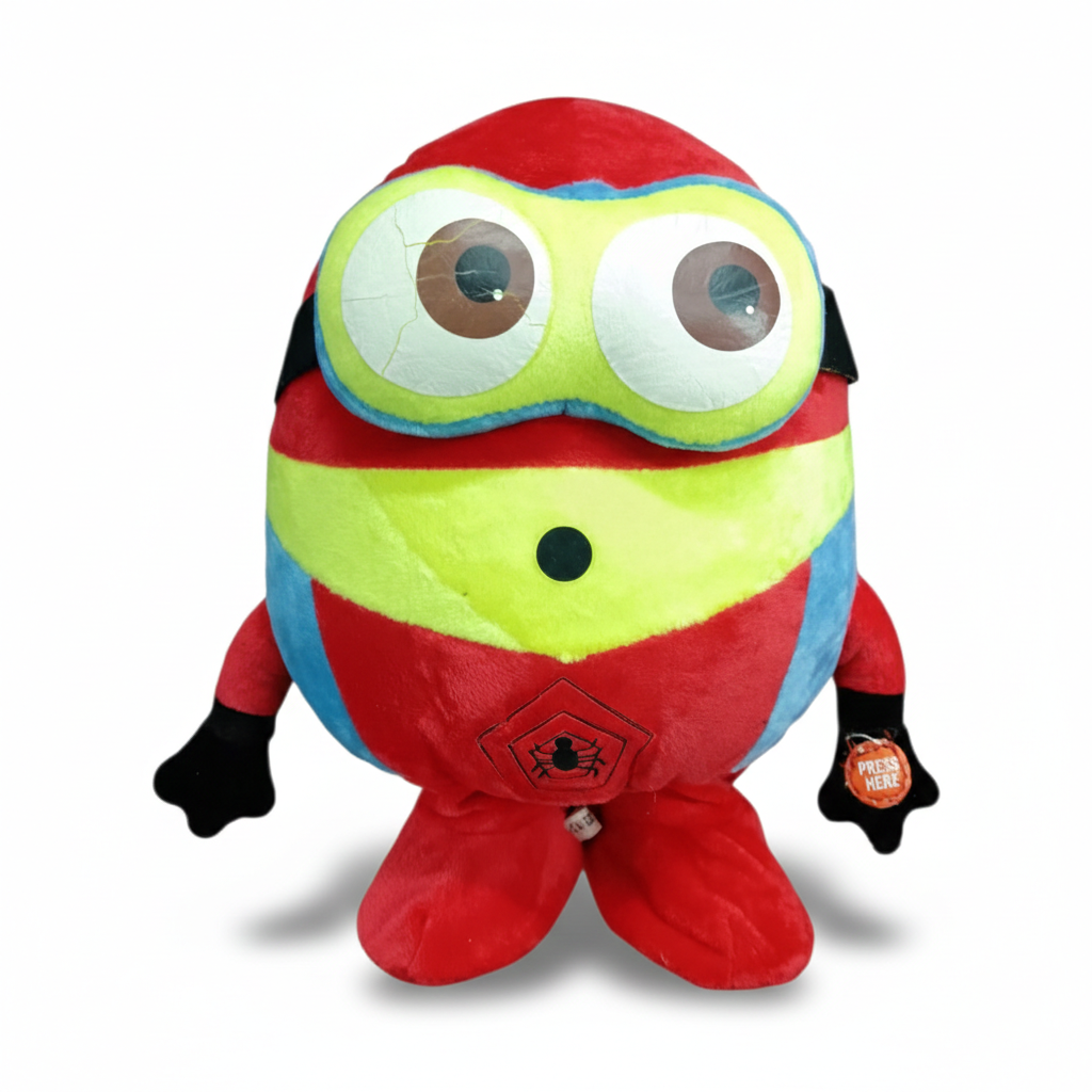 Battery Operated Walking Minion Plush Toy 25cm