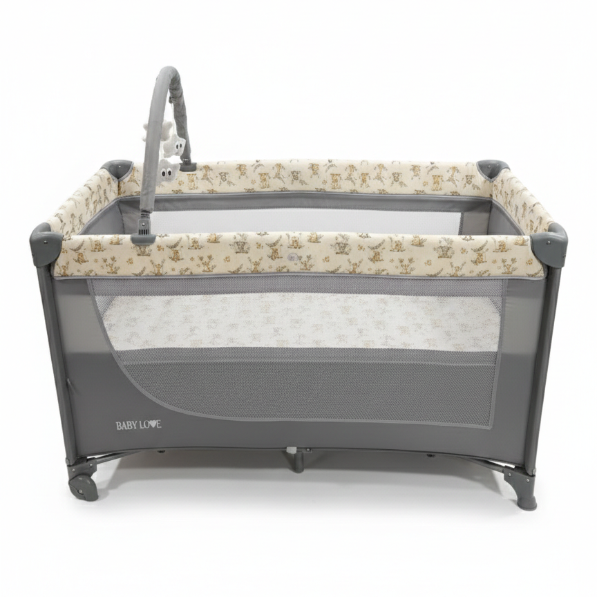 Baby Love Playpen Crib تخت بارك أطفال