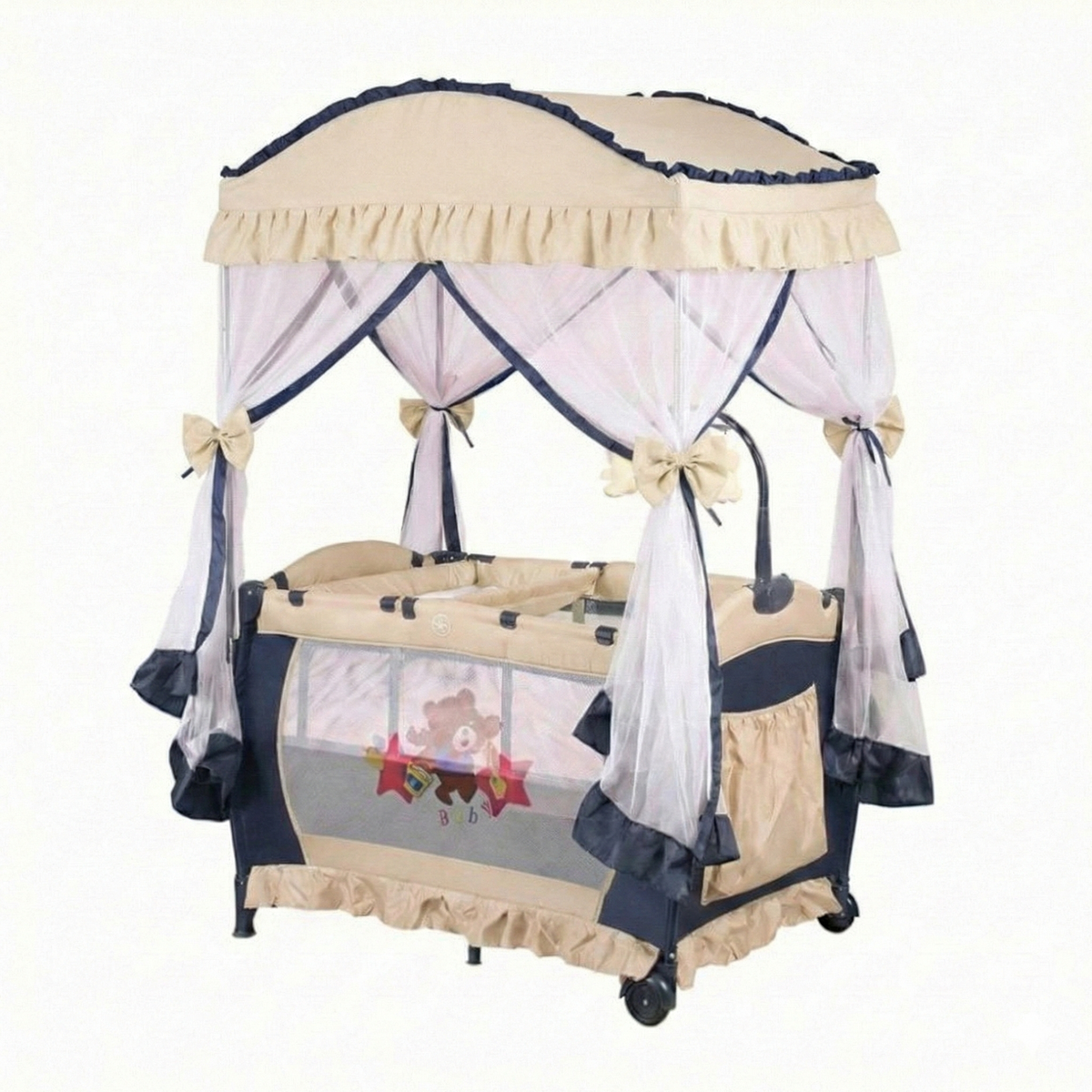 Baby Love Playpen Crib تخت بارك أطفال