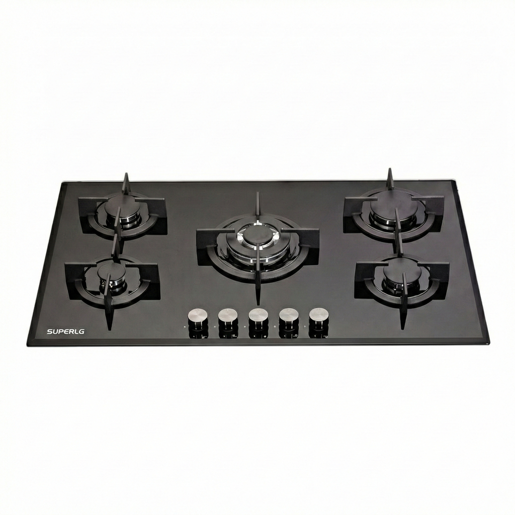 SuperLG 5 Burners Built-in Gas Hob 90cm غاز انكستريه