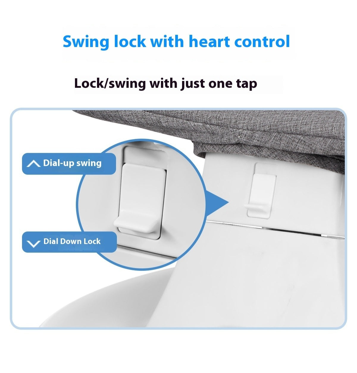 Modern Bluetooth Electric Baby Swing Chair