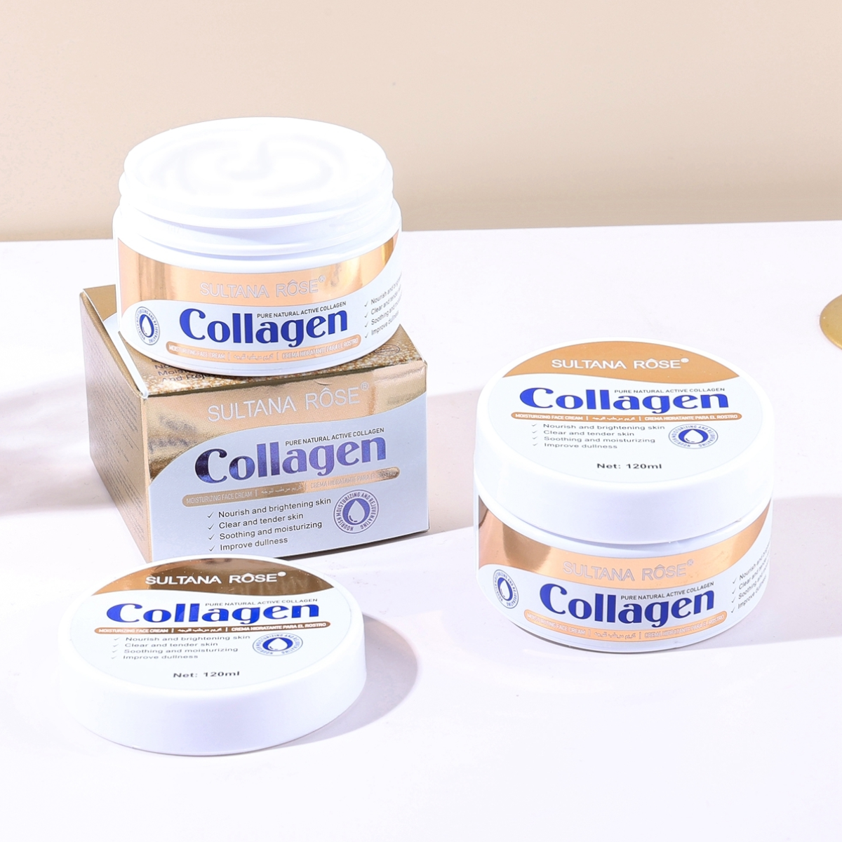 Sultana Rose Collagen Face Cream