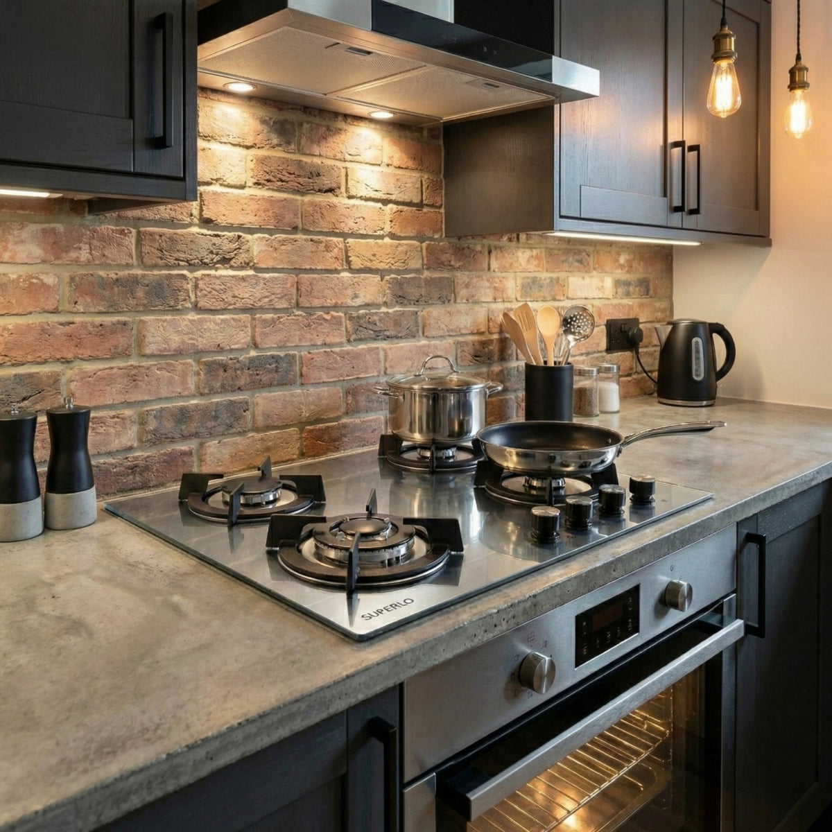 SuperLG 4 Burners Built-in Gas Hob 60cm غاز انكستريه