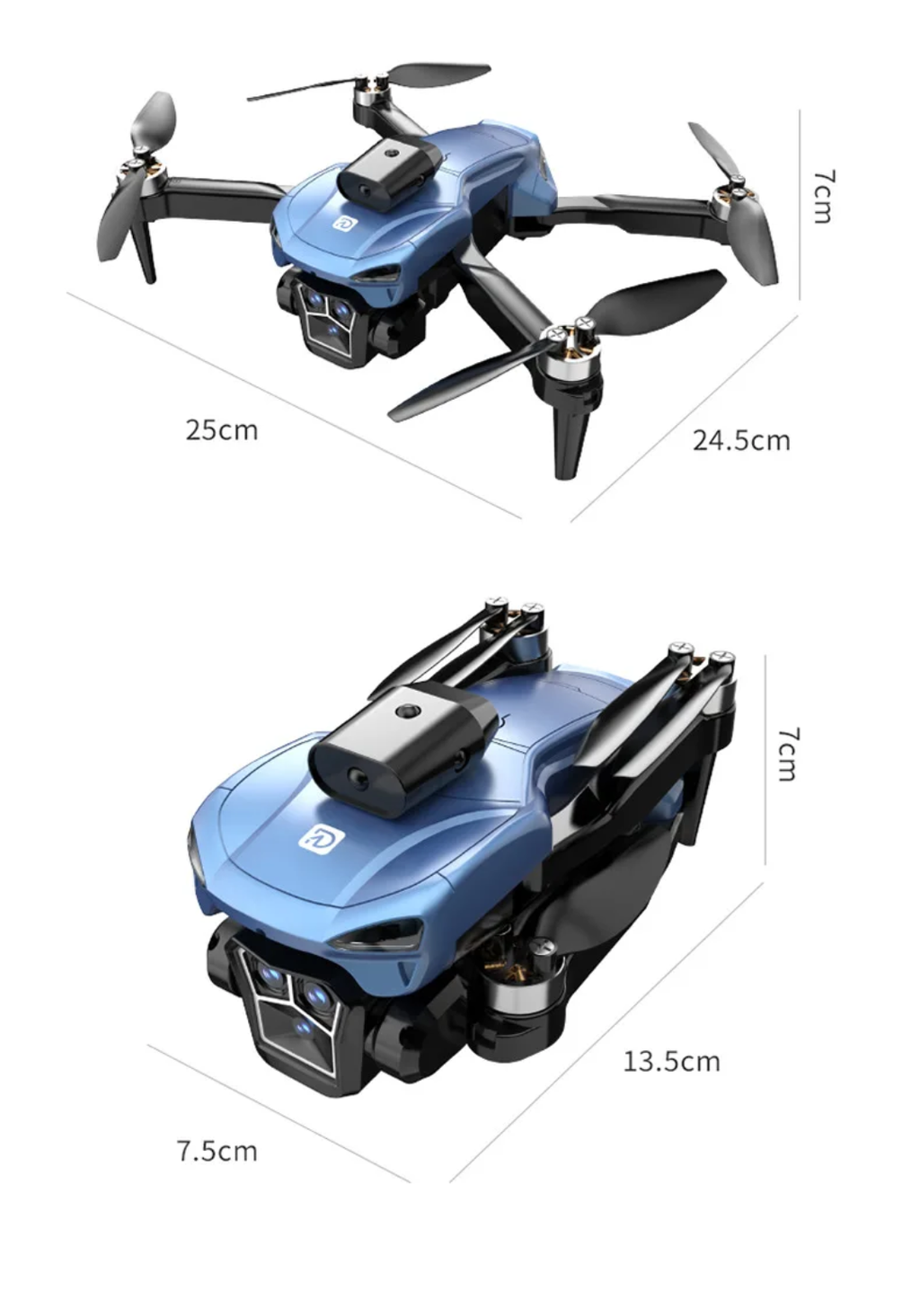 Drone With 1080P Screen Remote Control طائرة درون مع كاميرا