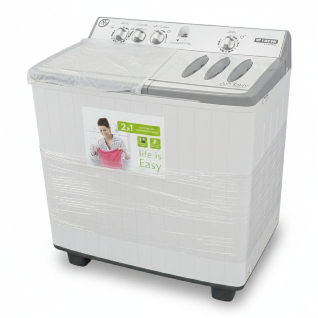 Fresh Twin Tub Washing Machine 20Kg غسالة جرنين
