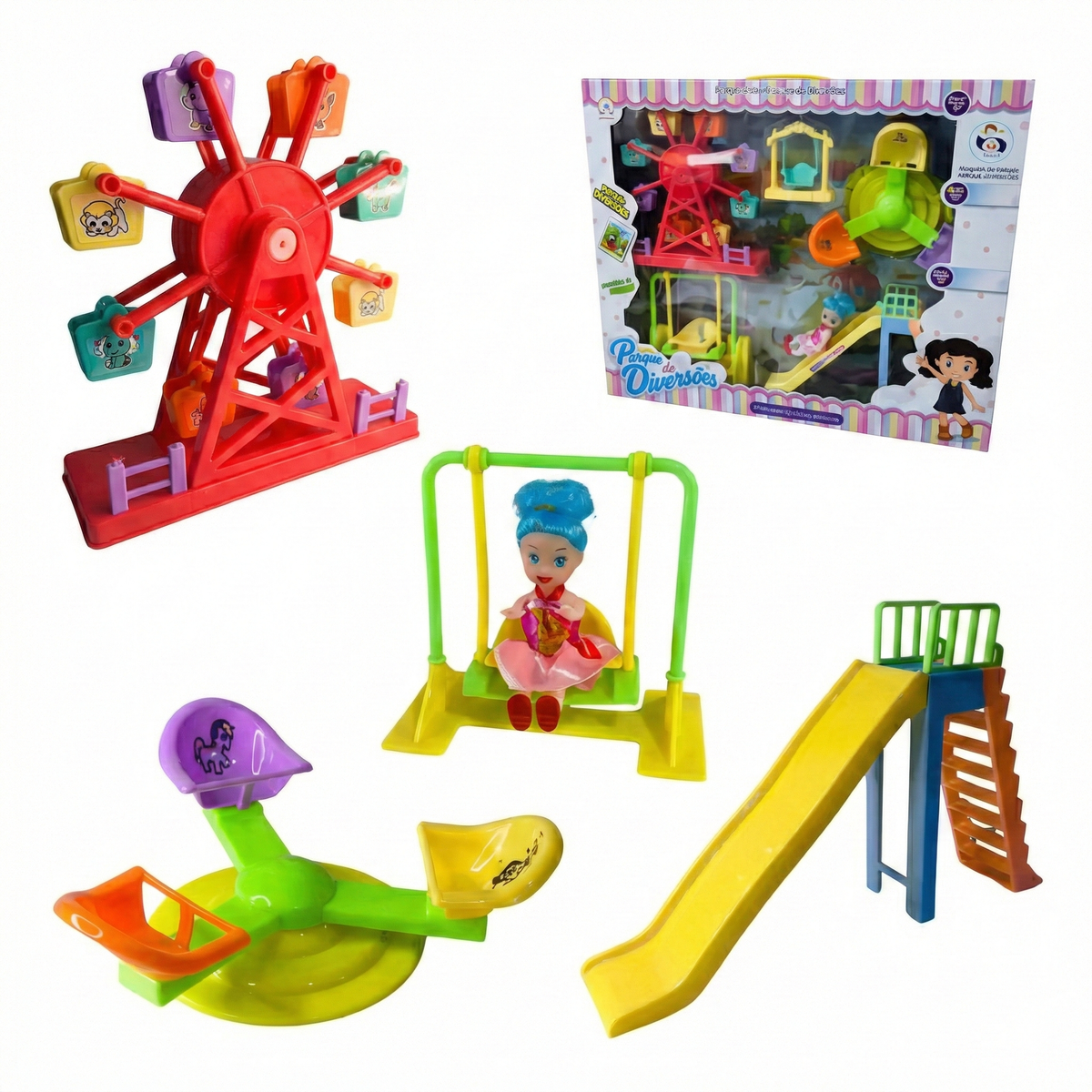 Amusement Park Toy Set لعبة مدينة هلاهي