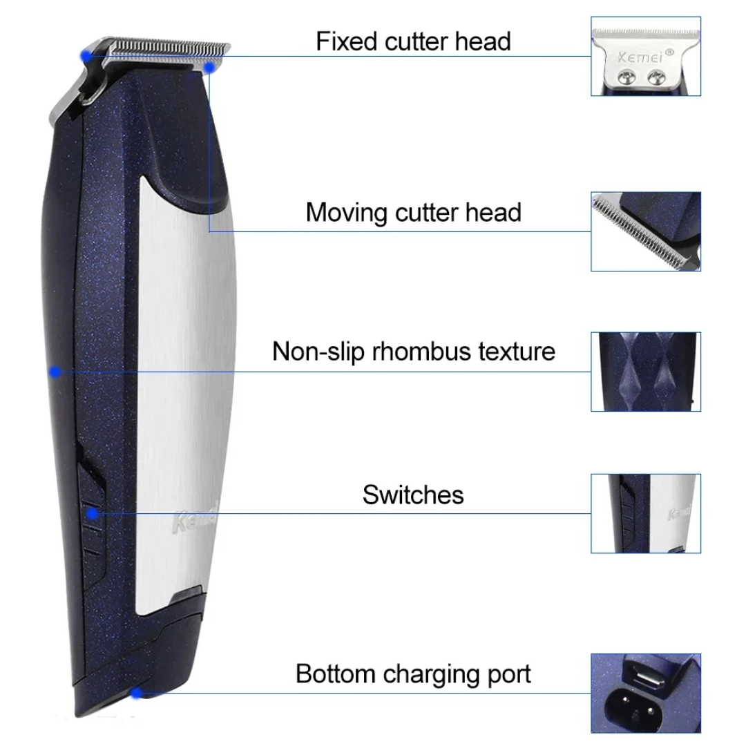 Kemei Rechargeable Clipper / Trimmer مكنة حلاقة