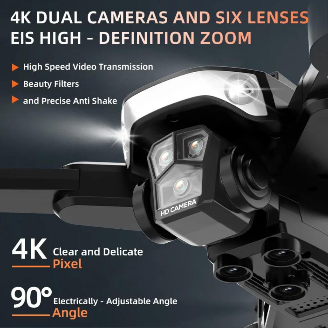 Drone With Dual HD Camera طائرة درون مع كاميرا